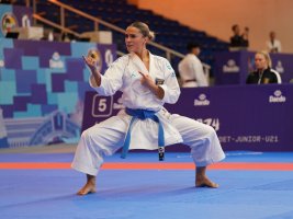 Carla Placed 7th in the Junior World Karate Championships